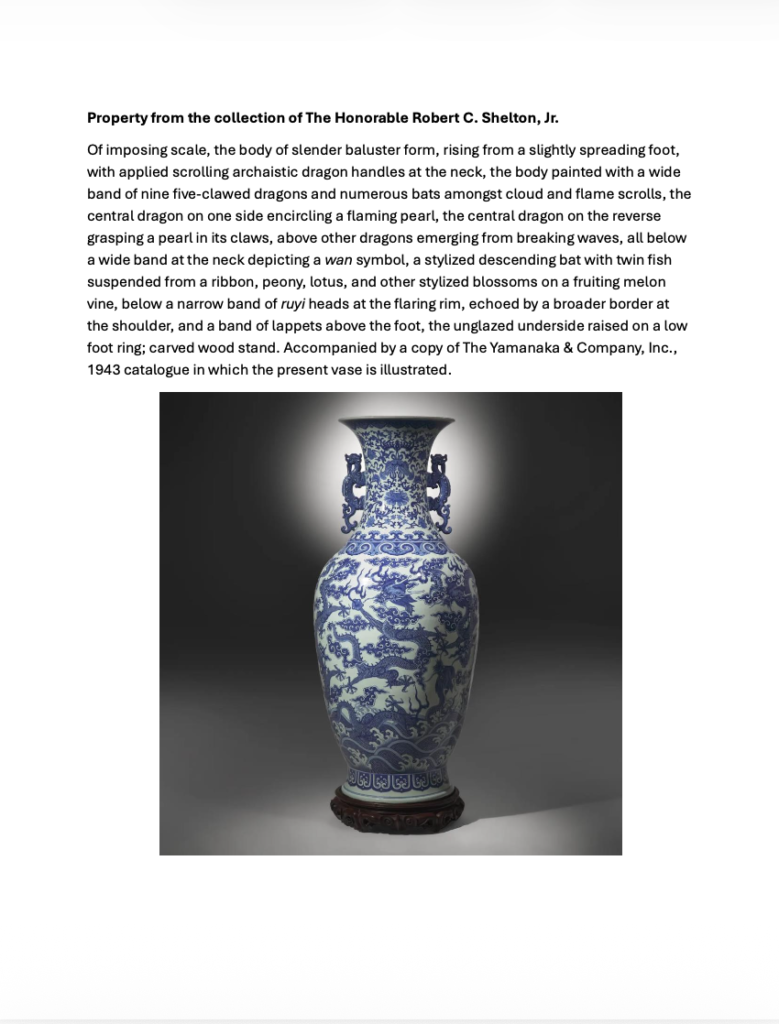 Robert Bradlow - Chinese Art Specialist